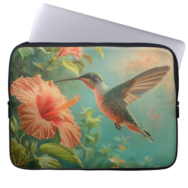 Mooie Hummingbird Laptop Sleeve (Voorkant)