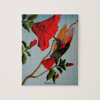 Mooie Hummingbird Legpuzzel
