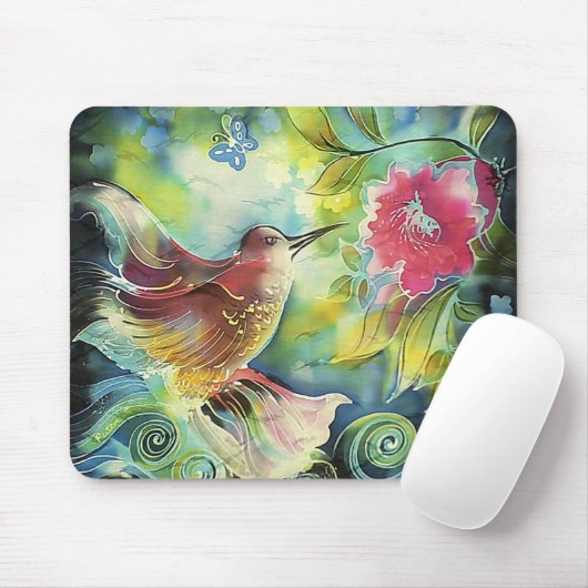 Mooie Hummingbird Muismat (Met muis)