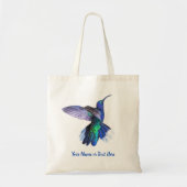 Mooie Hummingbird op maat Tote Bag (Voorkant)