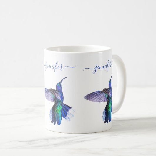 Mooie Hummingbird, persoonlijke naam Koffiemok (Voorkant rechts)