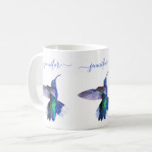 Mooie Hummingbird, persoonlijke naam Koffiemok (Voorkant links)