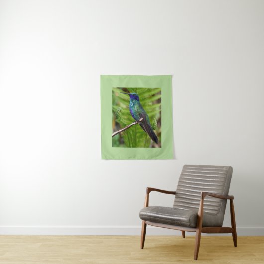 Mooie Hummingbird Wandkleed (In situ)