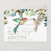 Mooie HUMMINGBIRDS-koppel Briefkaart (Voorkant)