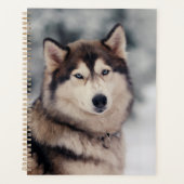 Mooie Husky in de buitenlucht Planner (Voorkant)