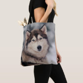 Mooie Husky in de buitenlucht Tote Bag (Dichtbij)