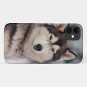 Mooie Husky in de Openlucht Case-Mate iPhone Case (Achterkant (horizontaal))