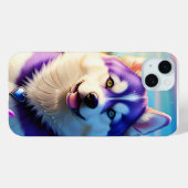 Mooie Husky Pup Een Case-Mate iPhone Case (Achterkant (horizontaal))