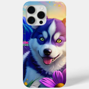 Mooie Husky Puppy Drie iPhone 15 Pro Max Hoesje