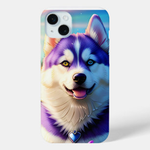 Mooie Husky Puppy One iPhone 15 Mini Hoesje