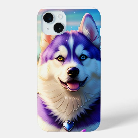 Mooie Husky Puppy One Case-Mate iPhone Case (Achterkant)