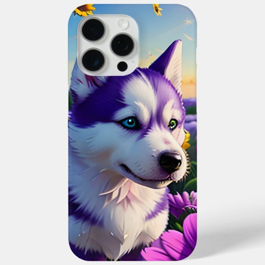 Mooie Husky Puppy Twee Case-Mate iPhone Case (Achterkant)