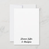 Mooie Hydrangea Dank u kaart (Achterkant)