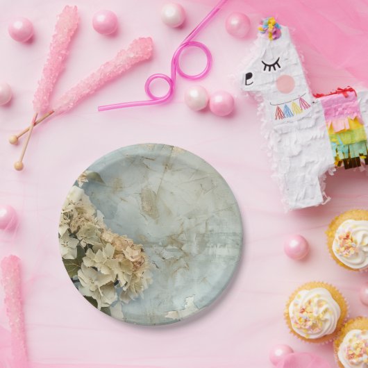 Mooie Hydrangea Paper Borden Papieren Bordje (Feest)