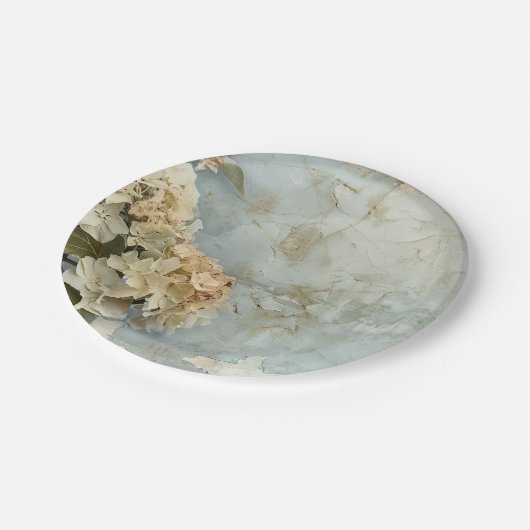 Mooie Hydrangea Paper Borden Papieren Bordje (Gekanteld)