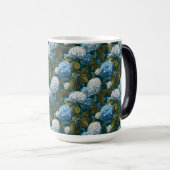 Mooie Hydrangea Print Afgestudeerde Magische Mok (Voorkant rechts)
