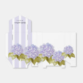 Mooie Hydrangea Schakeringen Van Paarsblauw Bedankdoosjes (Uitgevouwen)