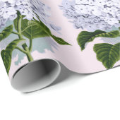 Mooie hydrangea-ventilator in Violet Cadeaupapier (Rol Hoek)