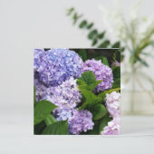 Mooie Hydrangeas Note Card (Staand voorkant)