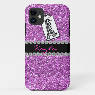 MOOIE I PHONE 5 HOES ROZE BLING PARIJS THEMA