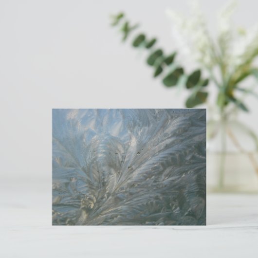 Mooie Ice Flower DIY Briefkaart (Staand voorkant)