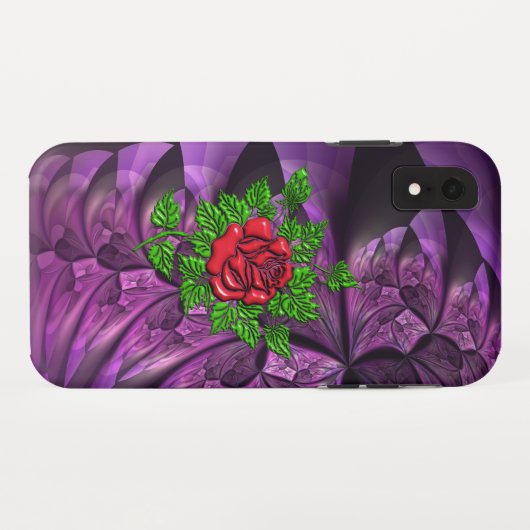 Mooie Iconic Red Rose Case-Mate iPhone Case (Achterkant (horizontaal))