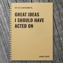 Mooie ideeën die ik had moeten doen op Kantoor Notitieboek