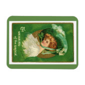 Mooie Ierse dame Magneet (Horizontaal)