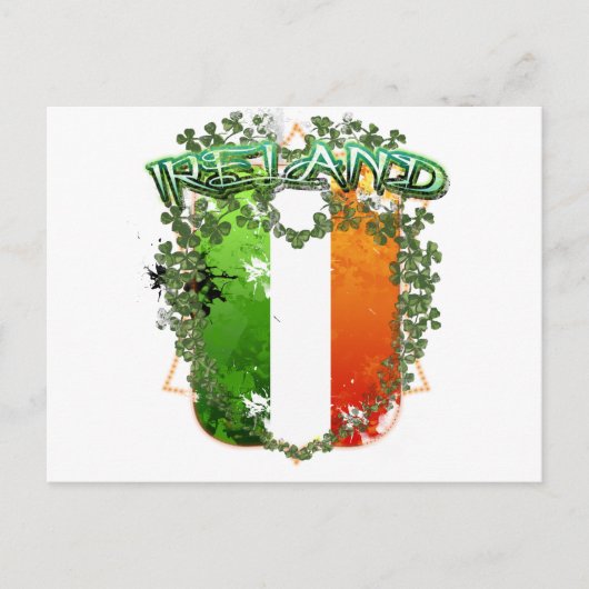 Mooie Ierse krest Briefkaart (Voorkant)