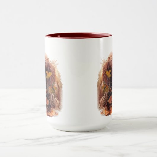 Mooie Ierse rode setter Mok (Midden)