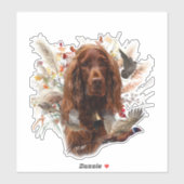 Mooie Ierse rode setter Sticker (Vel)