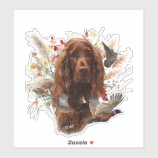 Mooie Ierse rode setter Sticker