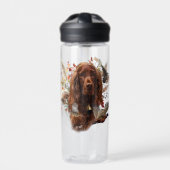 Mooie Ierse rode setter Waterfles (Voorkant)