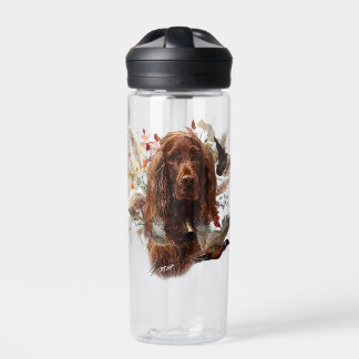 Mooie Ierse rode setter Waterfles