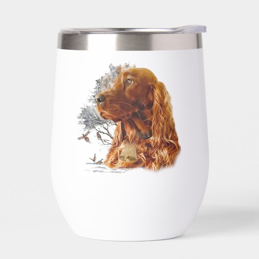 Mooie Ierse Setter , Kunst (Links)