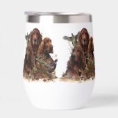 Mooie Ierse Setter met fazant , Art (Rechts)