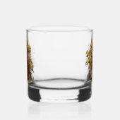 Mooie Ierse Setters Art Whisky Glas (Rechts)