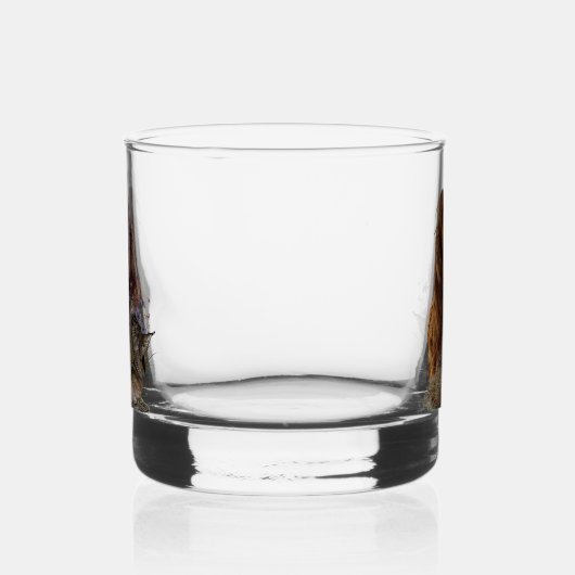 Mooie Ierse Setters Art Whisky Glas (Links)