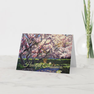 Mooie Ierse zegening Memorial Sympathy Card Kaart