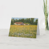 Mooie Ierse zegening Memorial Sympathy Card Kaart (Voorkant)