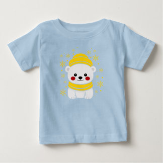 Mooie Ijsbeer Winter Baby T-Shirt