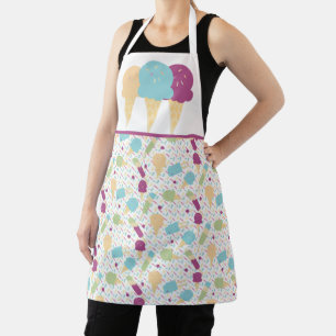 Mooie Ijsje Smeltende Roze Sprinkels Mix Schort