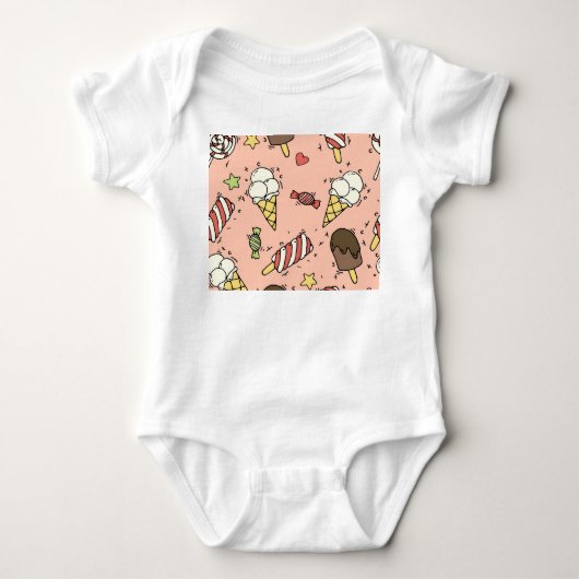 Mooie ijsjes & lolly's: Naadloos Romper (Voorkant)