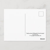 Mooie IJslandse sneeuw lente landschap fijne kunst Briefkaart (Achterkant)