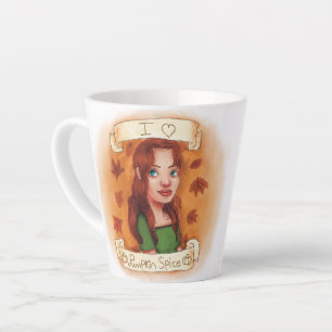 Mooie Ik hou van Pumpkin Spice Latte mok