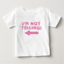 Mooie "Ik zeg het niet!" baby T-shirt
