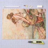 Mooie  illustratie van de nachtelijke dame tissuepapier (Craft)