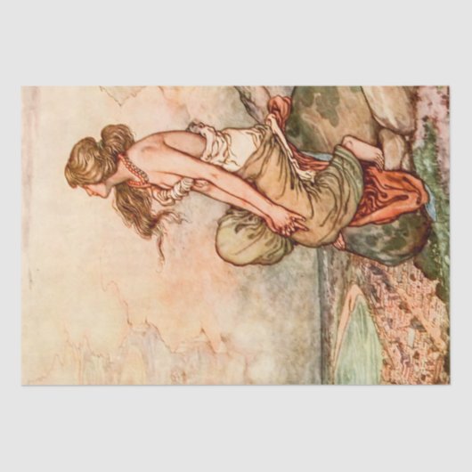 Mooie  illustratie van de nachtelijke dame tissuepapier (Voorkant)