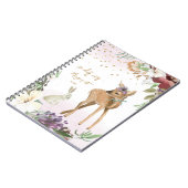 Mooie illustratie van het mousserende goudmeisje notitieboek (Linkerzijde)