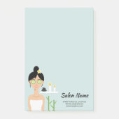 Mooie illustratie van spa-vrouw - Spa Business Post-it® Notes (Voorkant)